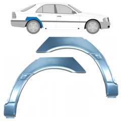 Bagskærm reparationspanel til Mercedes C-Class W202 1993-2001 / Venstre+Højre / Sæt 10414