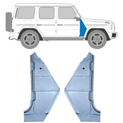 Skærmkant reparationsplade til Mercedes G-Class W460 W461 W463 1979- / Venstre+Højre / Sæt 9440