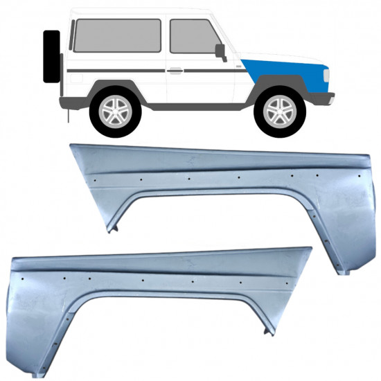 Forskærm til Mercedes G-Class 1979-1992 / Venstre+Højre / Sæt 9182