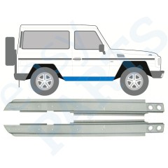 Dørpanel til Mercedes G-Class W460 W461 W463 1979-2017 / Venstre+Højre / Sæt 9820