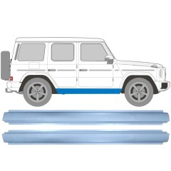 Dørpanel reparationsplade til Mercedes G-Class W460 W461 W463 1979- / Venstre = Højre (symmetrisk) / Sæt 10569