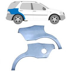 Bagskærm reparationspanel til Mercedes M-Class ML W163 1998-2005 / Venstre+Højre / Sæt 9217