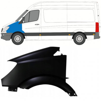 MERCEDES SPRINTER 2006-2013 FRONT FENDER / VENSTRE