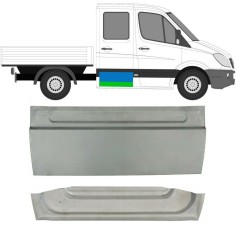 Reparationsplade til bagdør til Mercedes Sprinter 2006-2018 / Venstre = Højre (symmetrisk) / Sæt 10512