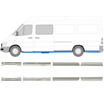 MERCEDES SPRINTER 1995- LANG AKSELAFSTAND LAV MONTERINGSDELE / SÆT 8