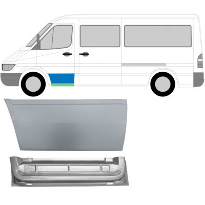 MERCEDES SPRINTER 1995-2006 FRONT DØR MONTERINGSDELE / SÆT / VENSTRE