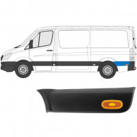 Stødliste til bagskærm med lampe til Mercedes Sprinter 2006- / Venstre / Sæt 10685