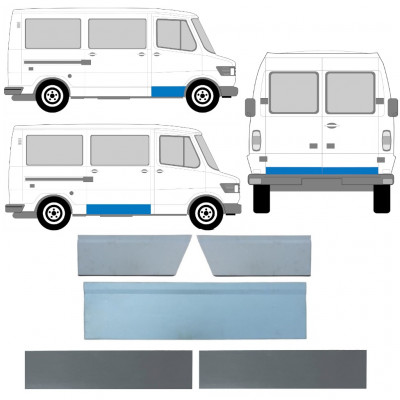 MERCEDES BENZ T1 1977-1995 MONTERINGSDELE DØR  / SÆT