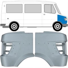 Forskærm til Mercedes T1 207-410 1977-1995 / Venstre+Højre / Sæt 9562