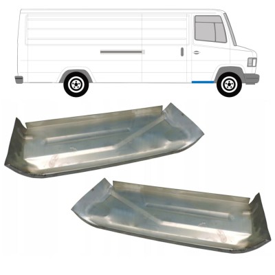 Dørtrin panel til Mercedes T2 1986-1996 / Venstre+Højre / Sæt 9796