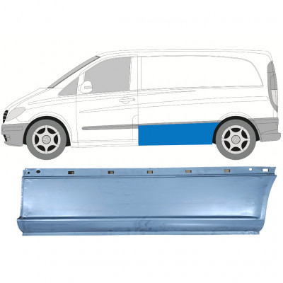 MERCEDES VITO 2003-2014 KORT AKSELAFSTAND SIDE MONTERINGSDELE / VENSTRE