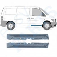 Reparationsplade dør foran indre til Mercedes Vito 1996-2003 / Venstre+Højre / Sæt 10433