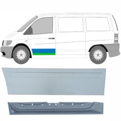 Reparationsplade dør foran indre og ydre til Mercedes Vito I W638 1996-2003 / Venstre / Sæt 9790