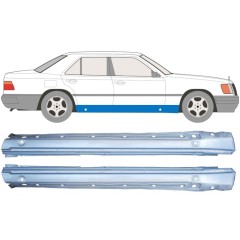 Dørpanel til Mercedes E-Class W124 1984-1996 / Venstre+Højre / Sæt 9294