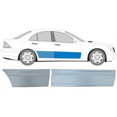 Reparationsplade dør foran + bag til Mercedes C-Class W203 2000-2007 / Højre / Sæt 10673