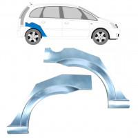 Bagskærm reparationspanel til Opel Meriva 2003-2010 / Venstre+Højre / Sæt 9254