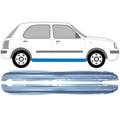 Dørpanel til Nissan Micra K11 1992-2003 / Venstre+Højre / Sæt 9640