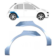 Bagskærm reparationspanel til Nissan Micra K12 2002-2010 / Venstre+Højre / Sæt 9627
