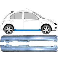 Dørpanel til Nissan Micra K12 2002-2010 / Venstre+Højre / Sæt 9628