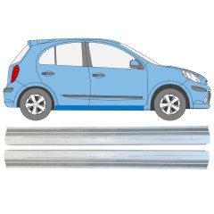 Dørpanel reparationsplade til Nissan Micra K13 2010-2017 / Venstre+Højre / Sæt 15215