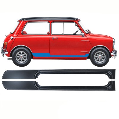 Dørpanel til Austin Mini Cooper 1959-1969 / Venstre+Højre / Sæt 10877
