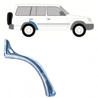 Bagskærm reparationspanel til Mitsubishi Pajero 1991-1999 / Højre 8986