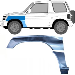 Skærmkant reparationsplade til Mitsubishi Pajero Pinin 1998-2007 / Venstre / Sæt 10056