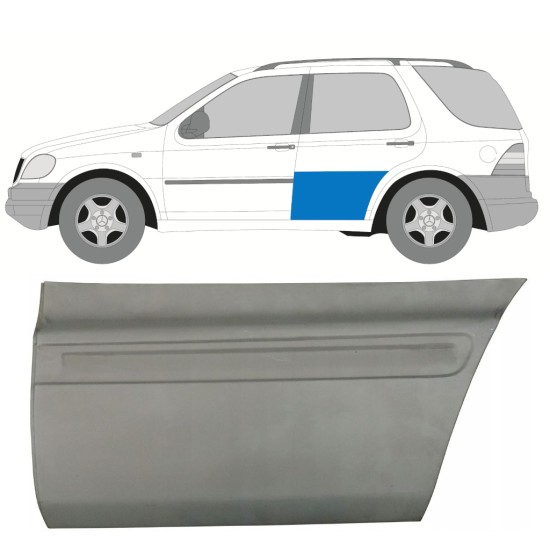Reparationsplade til bagdør til Mercedes M-Class ML W163 1998-2005 / Venstre 16091