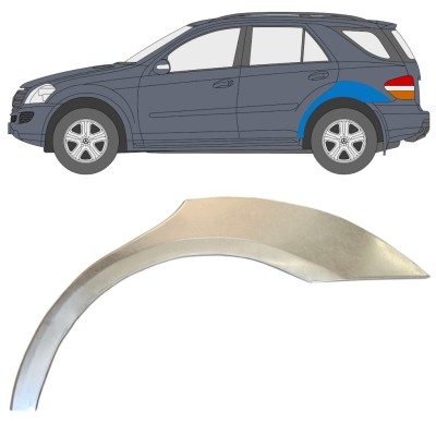 Bagskærm reparationspanel til Mercedes-Benz M-Class ML W164 2005-2011 / Venstre 14930