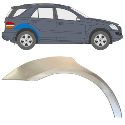 Bagskærm reparationspanel til Mercedes-Benz M-Class ML W164 2005-2011 / Højre 14929