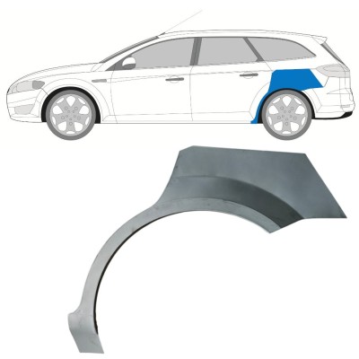 Bagskærm reparationspanel til Ford Mondeo 2007-2010 / Venstre / COMBI / SEDAN 16848