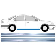 Dørpanel reparationsplade til Ford Mondeo 1993-2000 / Venstre+Højre / Sæt 12597