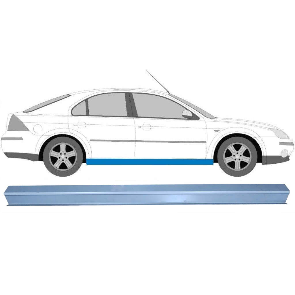 Dørpanel Reparationsplade Til Ford Mondeo 2000-2007 / Venstre = Højre (Symmetrisk) 6611