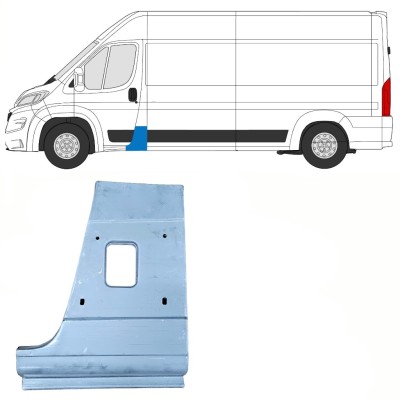 Reparationsplade til stolpe til Opel Movano 2021-2026 / Venstre 16486