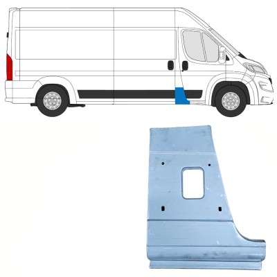 Reparationsplade til stolpe til Opel Movano 2021-2026 / Højre 16485