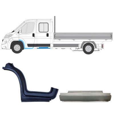 Reparationspanel sæt til Opel Movano 2021-2026 / Venstre 16435