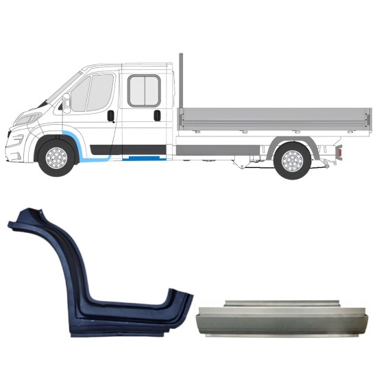 Reparationspanel sæt til Opel Movano 2021-2026 / Venstre 16435