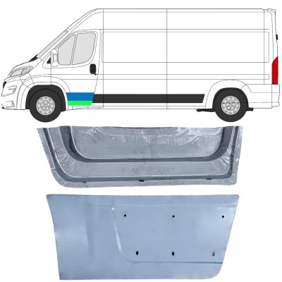 Reparationsplade dør foran indre og ydre til Opel Movano 2021-2026 / Venstre 16479