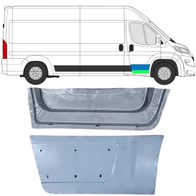 Reparationsplade dør foran indre og ydre til Opel Movano 2021-2026 / Højre 16478