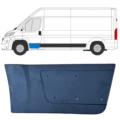 Reparationsplade dør foran til Opel Movano 2021-2026 / Venstre 16451