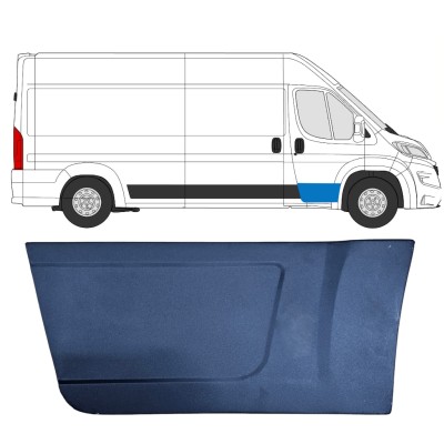 Reparationsplade dør foran til Opel Movano 2021-2026 / Højre 16447