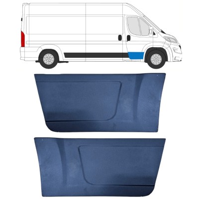 Reparationsplade dør foran til Opel Movano 2021-2026 / Venstre+Højre / Sæt 16449