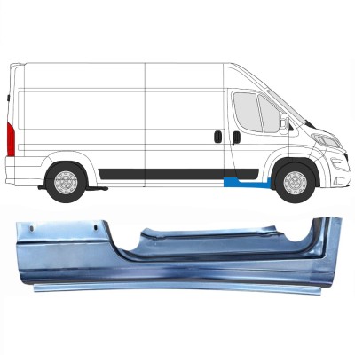 Reparationsdel til forreste dørtrin til Opel Movano 2021-2026 / Højre 16417