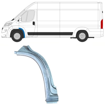 Forreste hjulkasse til Opel Movano 2021-2026 / Venstre 16410