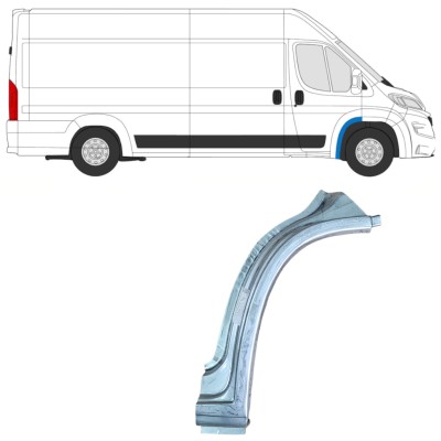 Forreste hjulkasse til Opel Movano 2021-2026 / Højre 16409