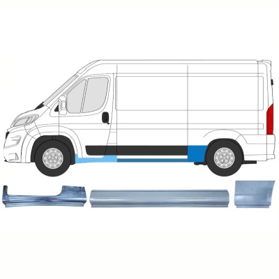 Reparationspanel sæt til Opel Movano 2021-2026 / Venstre / 16527