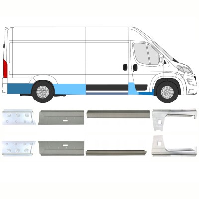 Reparationspanel sæt til Opel Movano 2021-2026 / Venstre+Højre / 16446