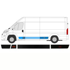 Sæt af sidelister til Opel Movano 2021-2026 / Venstre / 14425