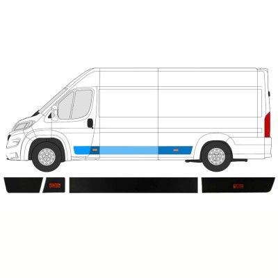 Sæt af sidelister til Opel Movano 2021- / Venstre 14425