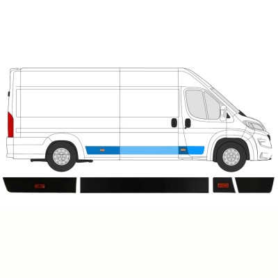 Sæt af sidelister til Opel Movano 2021- / Højre 14422